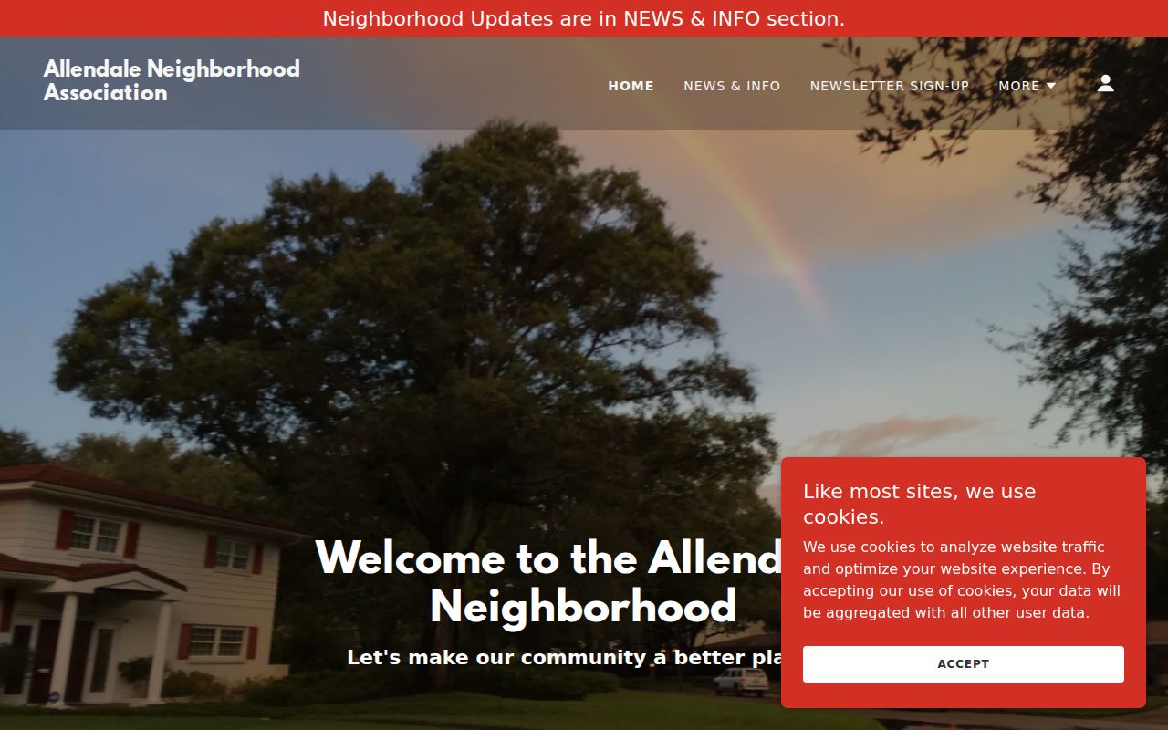 Allendale Township neighbors community association public information